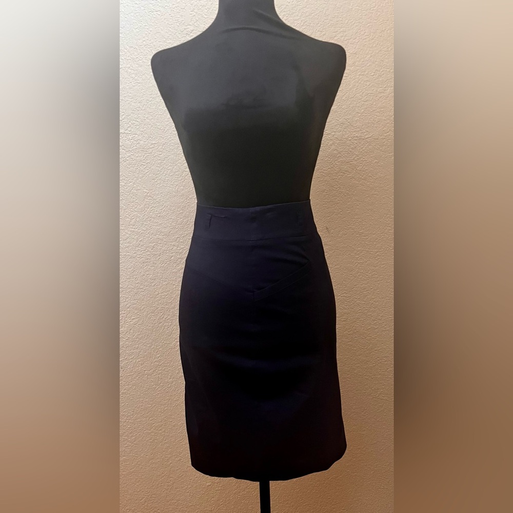 H&M Navy Colored Pencil Skirt